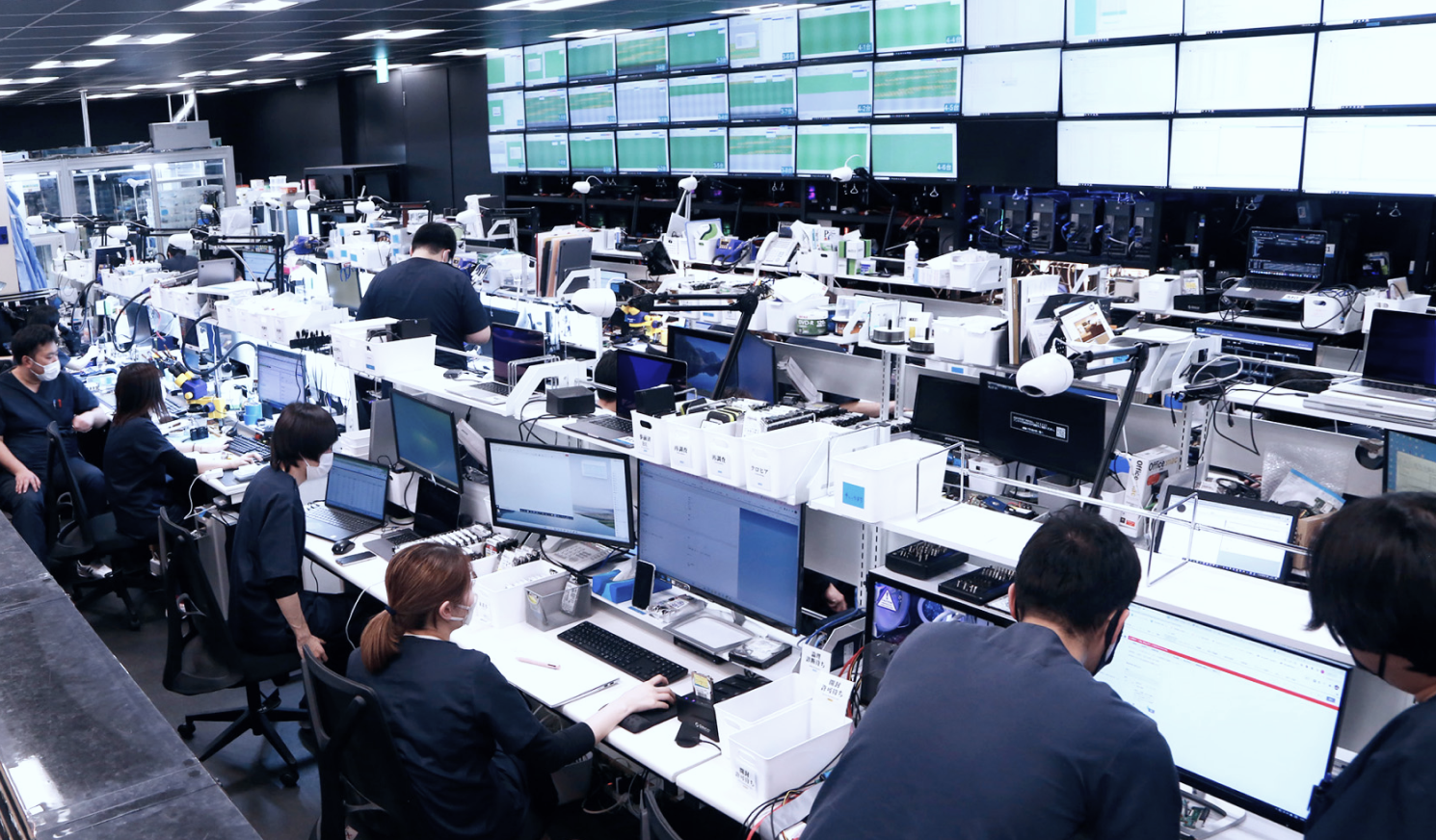 国内最大級のデータ復旧ラボを都内に保有